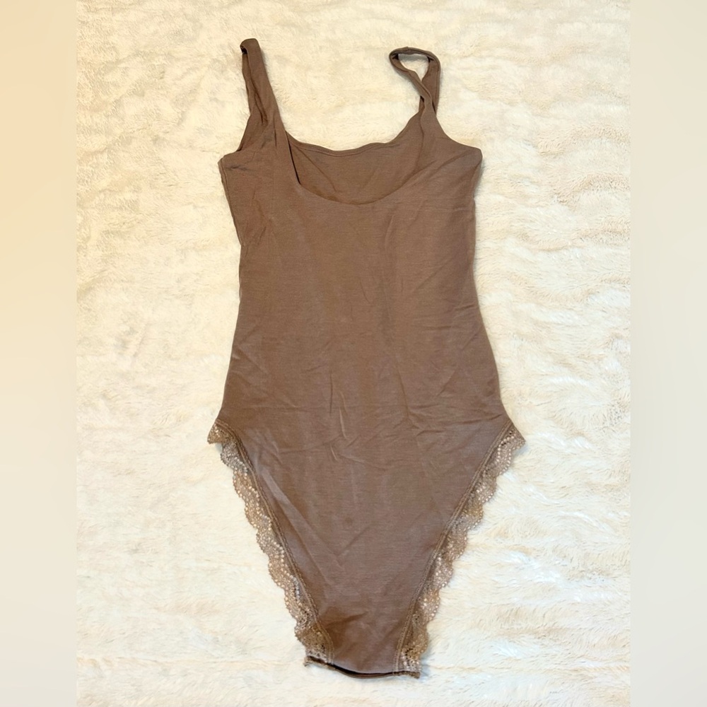 New Stripe & Stare for free people Scoop Back Bodysuit XS $75 - Picture 6 of 9